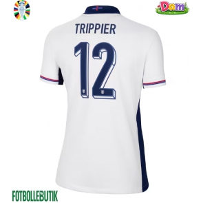 England Kieran Trippier #12 Hemmatröja Kvinnor EM 2024 Kortärmad